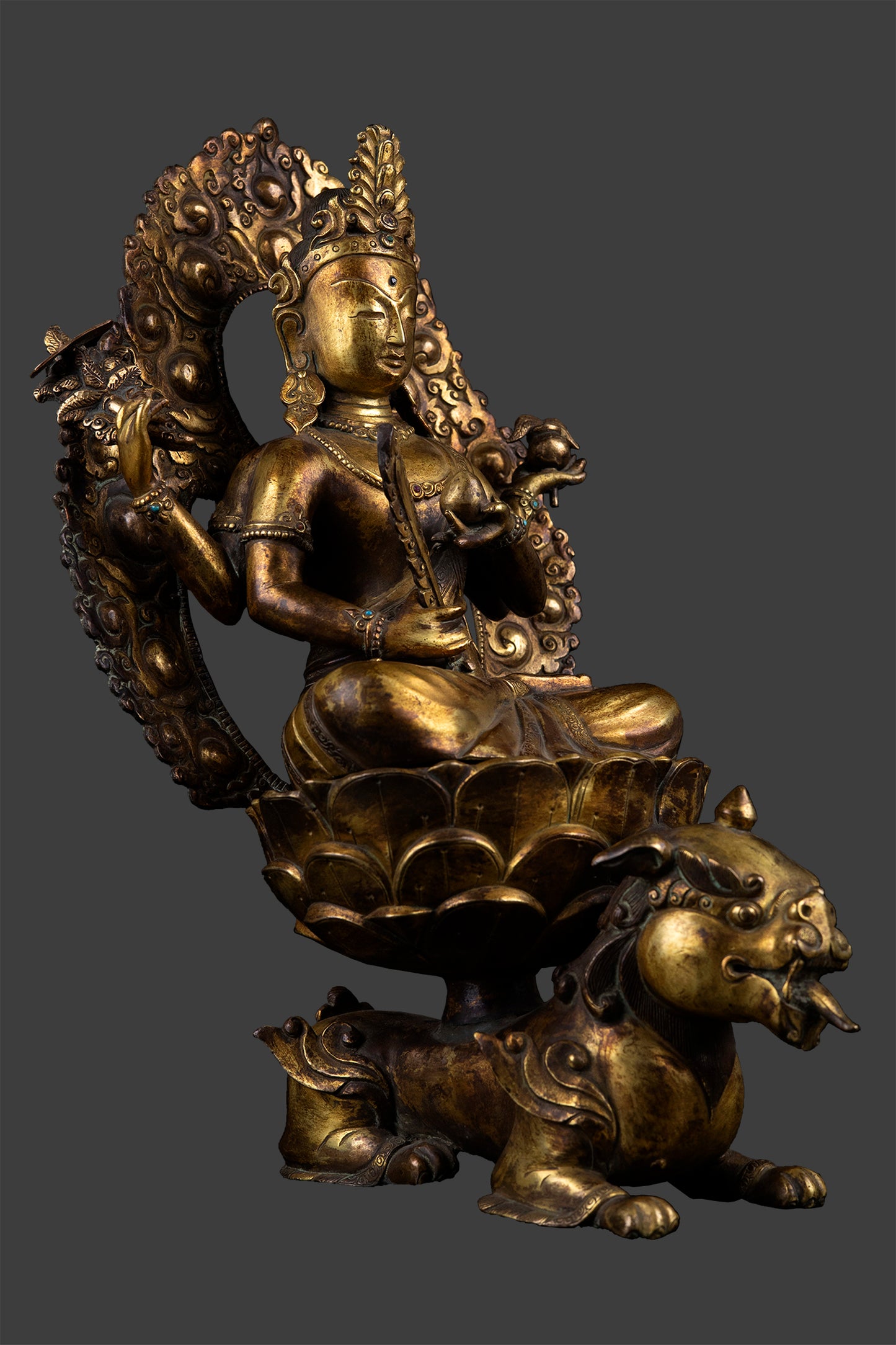 Unique Vintage Tibetan Buddhism Wangchok Terwai Drolma Tara Dolma Copper Rare Statue Sculpture Nepal free 65