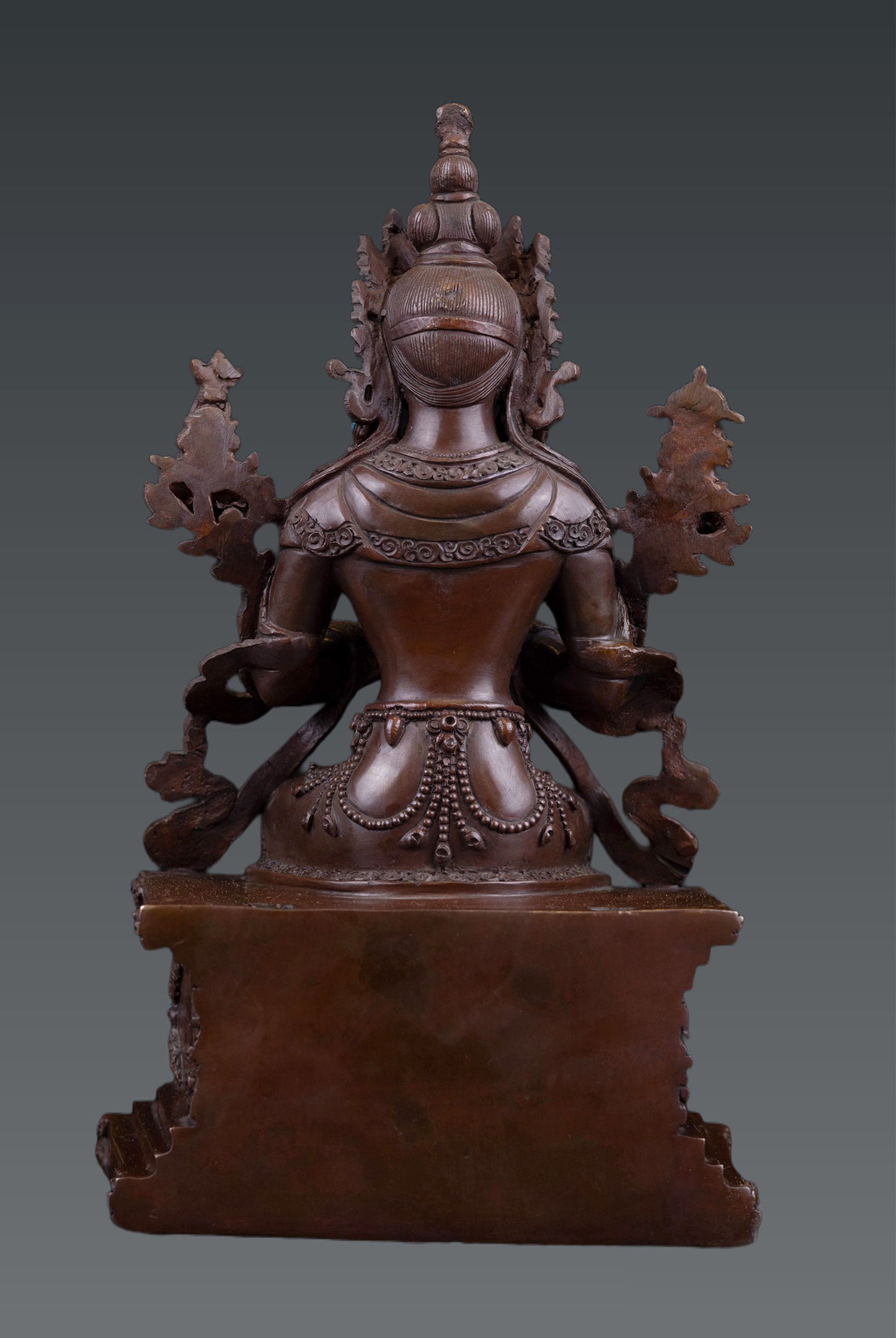 Tibetan Buddhism Handmade Lord Maitreya Buddha Pure Copper Oxide Statue Figure Sculpture Nepal free