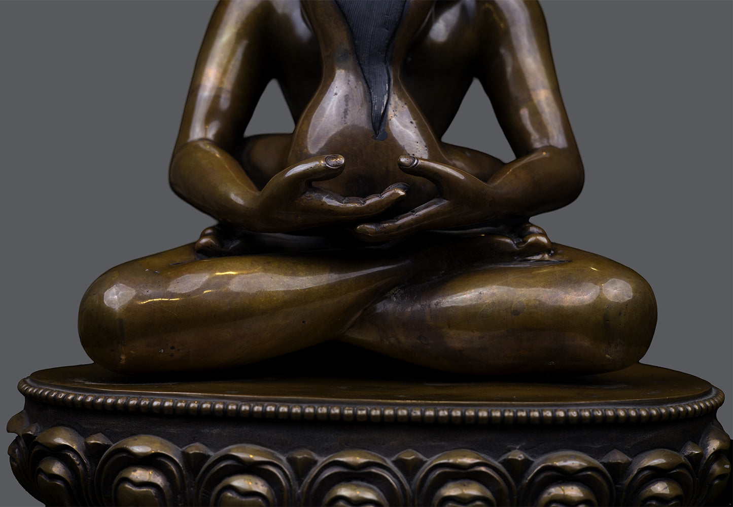 Tibetan Buddhism Lord Samanta Bhadra Buddha Shakti Oxide Pure Copper Fine Statue Sculpture Figure Nepal free