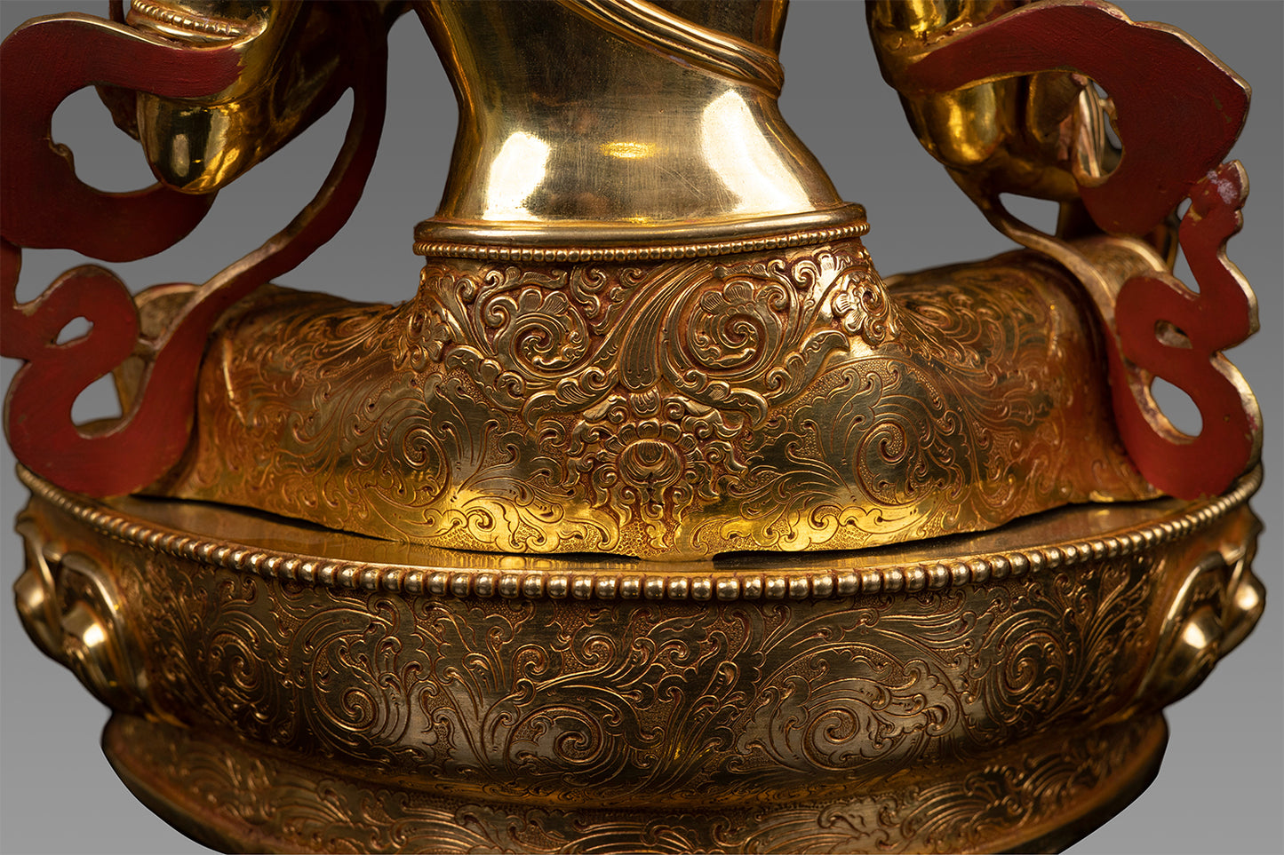 Unique Buddhism Goddess Green Tara Rupa 24K Gold Pure Copper Statue Sculpture Nepal free 10