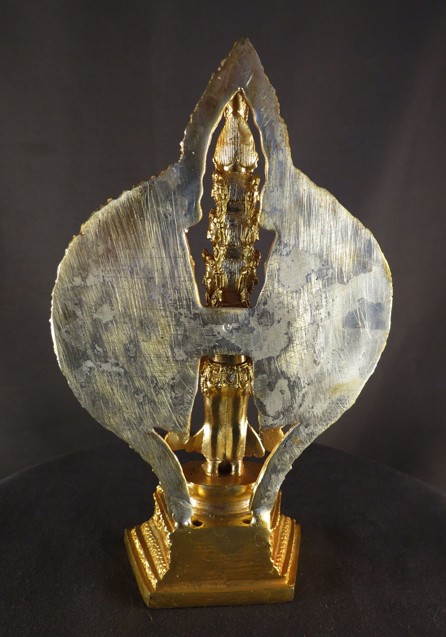 Buddhism Thousand Arms Lord Avalokitesvara Sahasrabhuja Lokeshwar Gold Plated Copper Statue Nepal