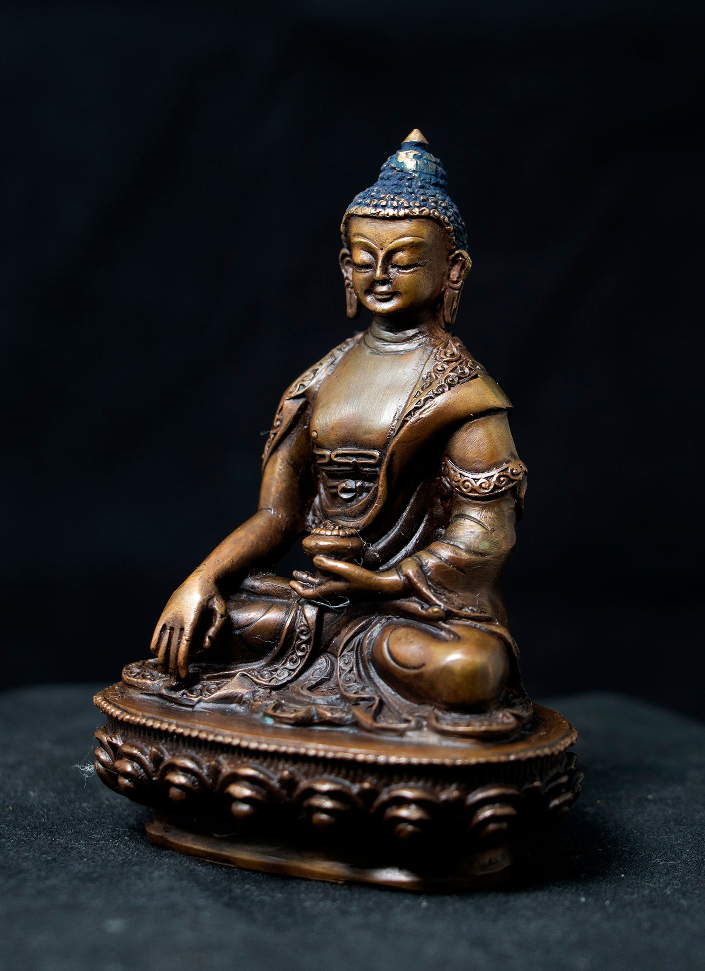 Buddhism Lord Shakyamuni Buddha Copper Oxide Statue Sculpture Figure Nepal free
