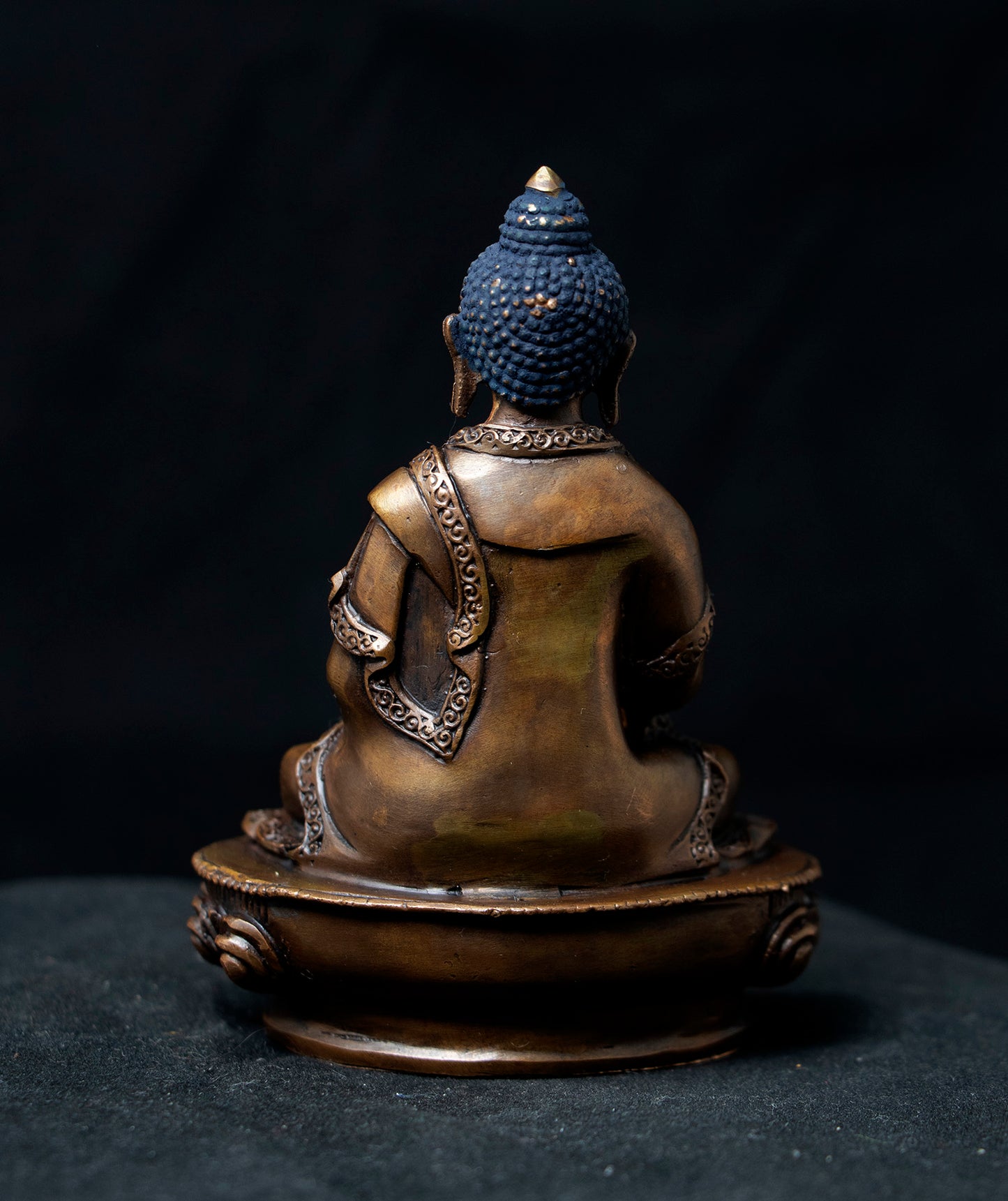 Tibetan Buddhism Lord Amitabha Buddha Oxide Copper Statue Sculpture Figure Nepal free