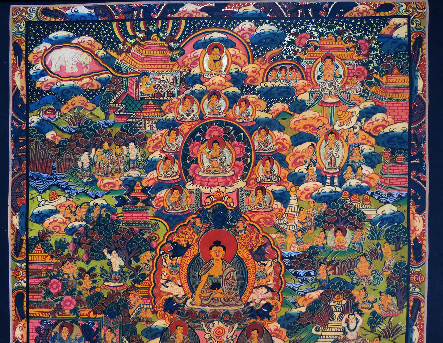 Tibetan Buddhism Life of Buddha History Mandala Thangka Art Painting free