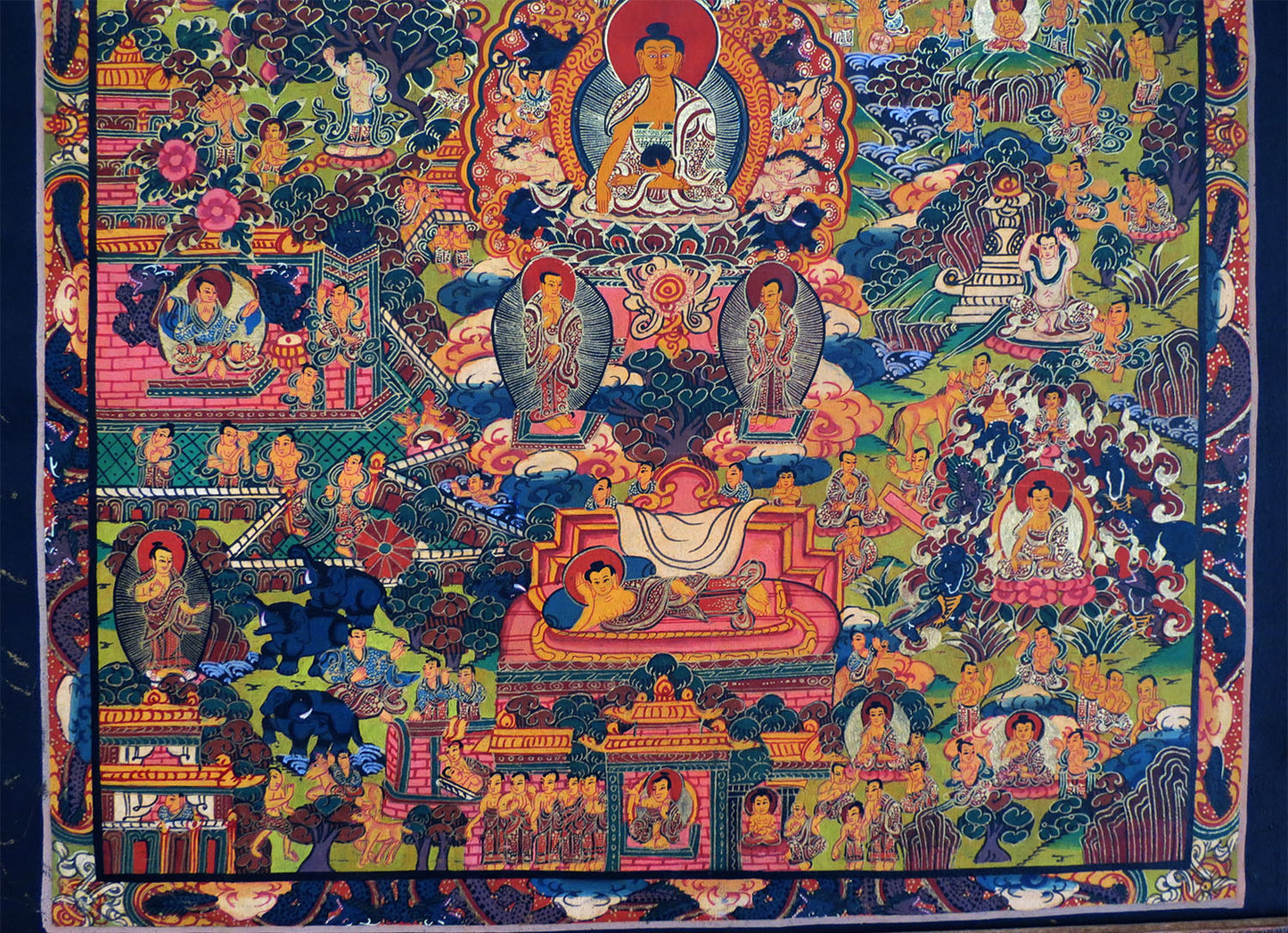 Tibetan Buddhism Life of Buddha History Mandala Thangka Art Painting free