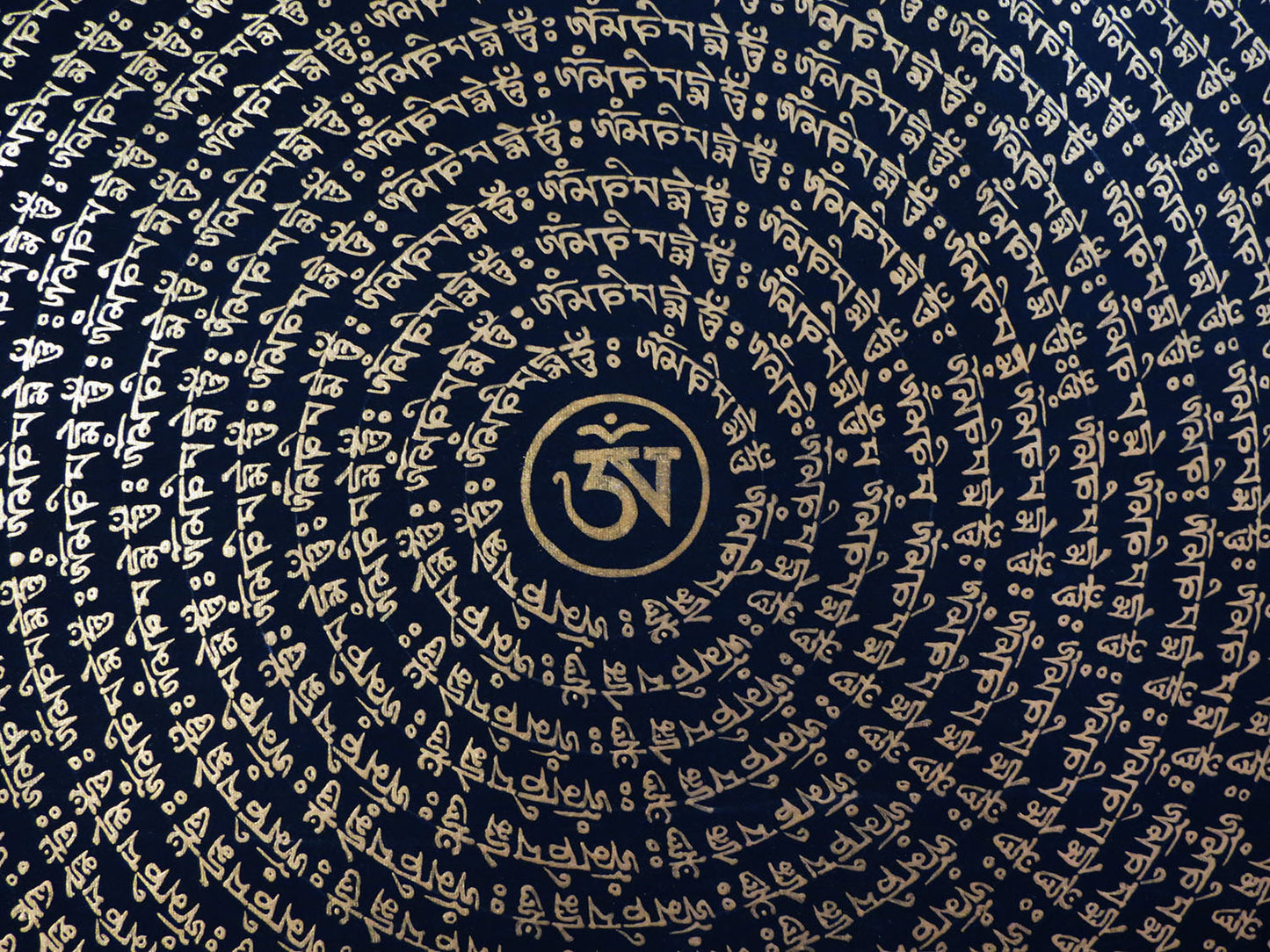 Tibetan Buddhism Om Mani Padme Hum Mantra Mandala Lama Handwritten Thangka Nepal free