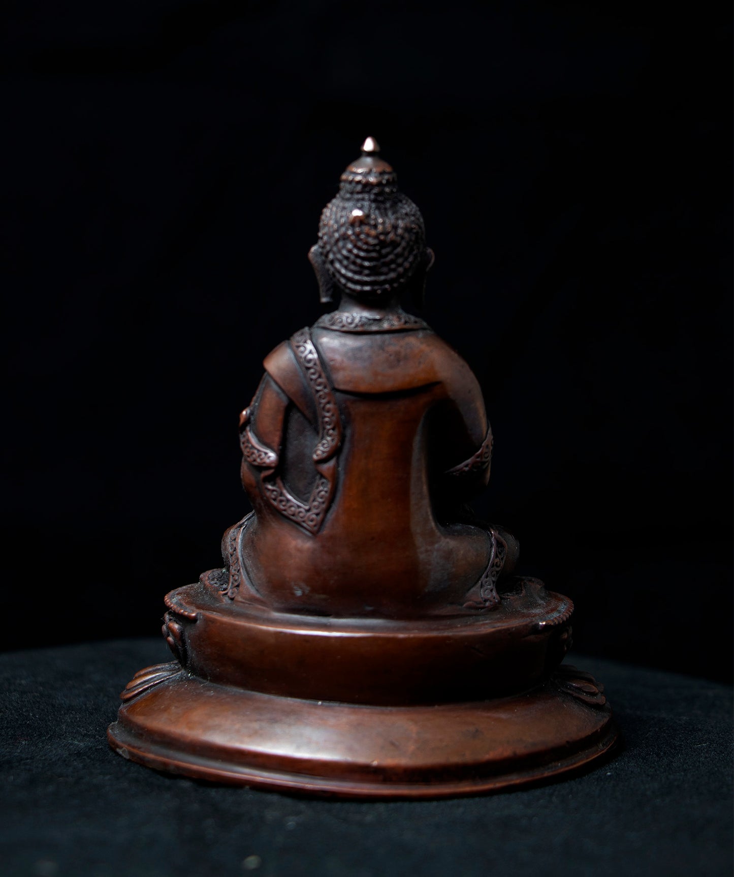 Tibetan Buddhism Lord Amitabha Buddha Oxide Copper Statue Sculpture Figure Nepal free