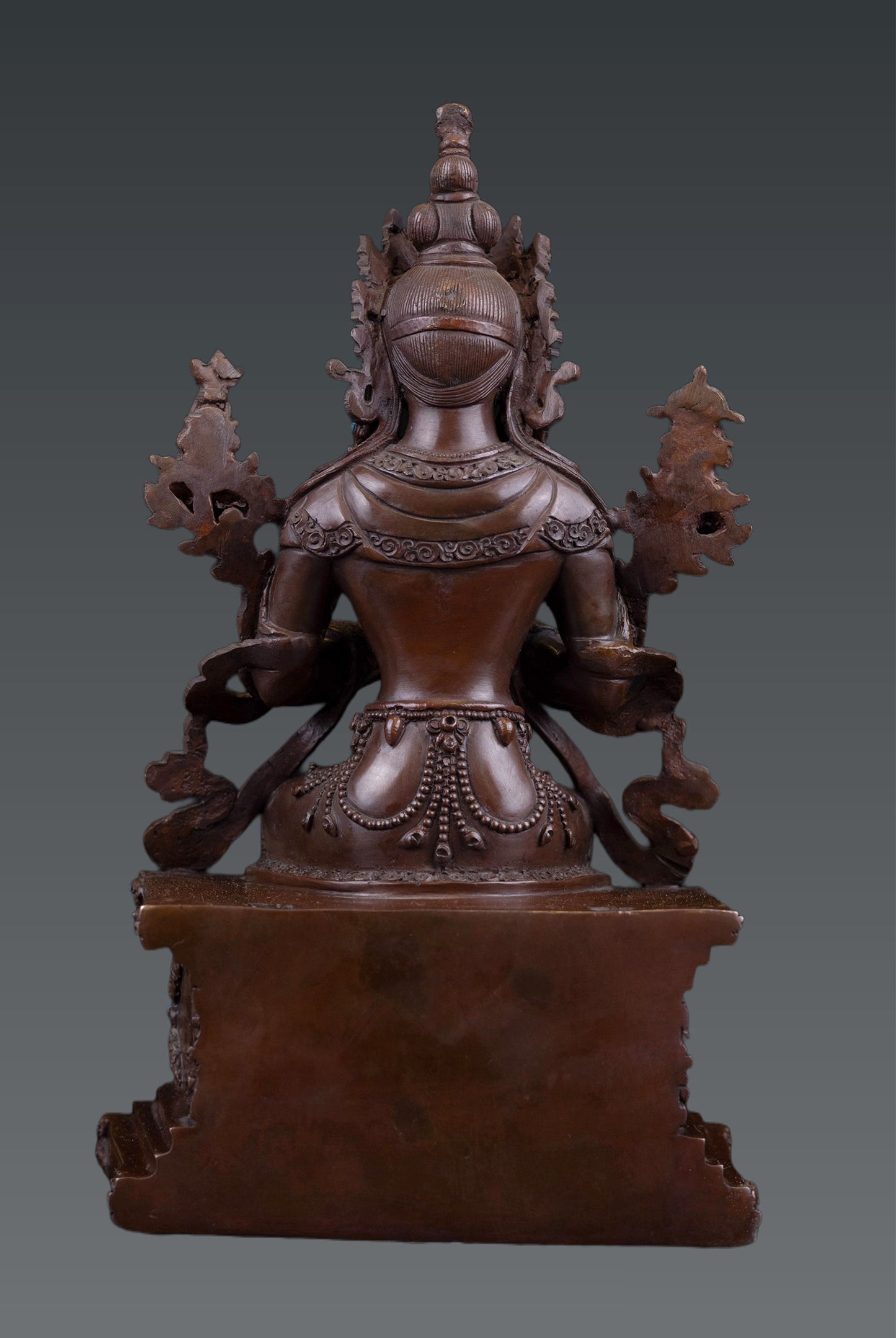 Tibetan Buddhism Handmade Lord Maitreya Buddha Pure Bronze Statue Oxide Figure Nepal free