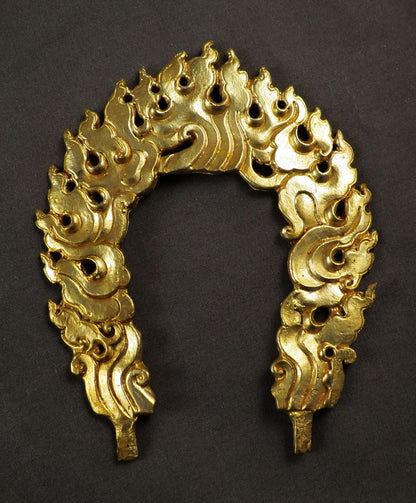 Tibetan Buddhism Wrathful Deity Lord Vajra Killa Vajrakilaya Heruka Copper Gold Plated Statue Sculpture Figure Nepal