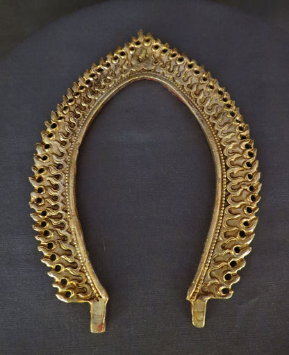 Tibetan Buddhism Wrathful Deity Ekajati Ekajata Samantabhadri Gold Plated Copper Statue Sculpture Figure Nepal free