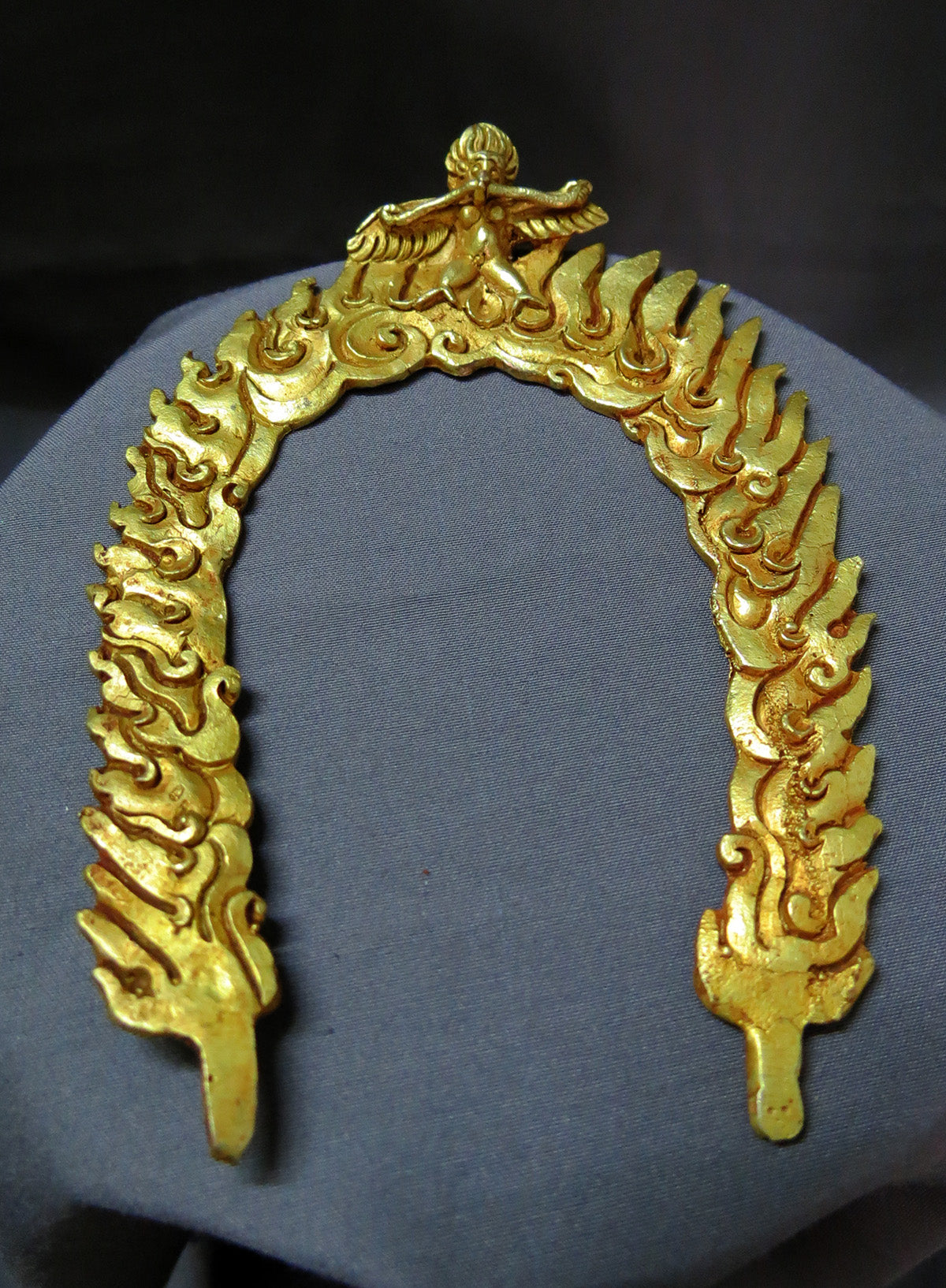 Tibetan Emanation of Rinpoche Dorje Drolo Copper Gold Plated Statue Sculpture FigureNepal  free