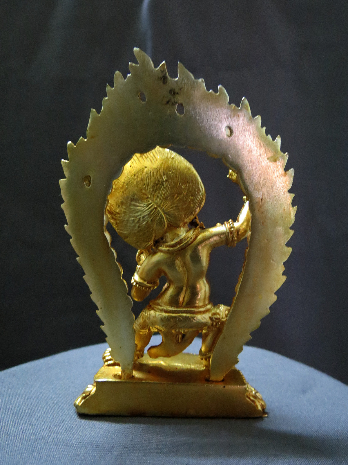 Tibetan Buddhism Protector God Vajrapani Copper Gold Plated Statue Sculpture Figure Nepal free