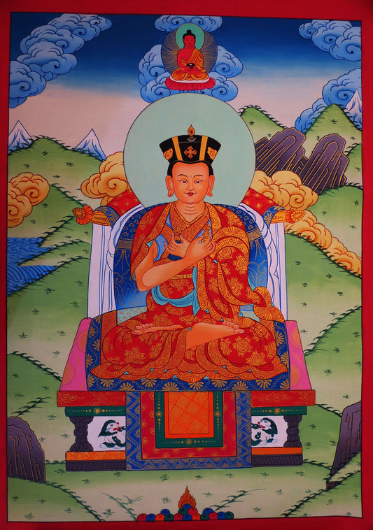 Tibetan Buddhism Buddhist Guru Karmapa Hand Painting Thangka Art Nepal free